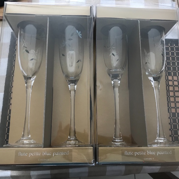 Pier 1 Other - Pier 1 Imports 8 Petite Flutes Glasses - new in box